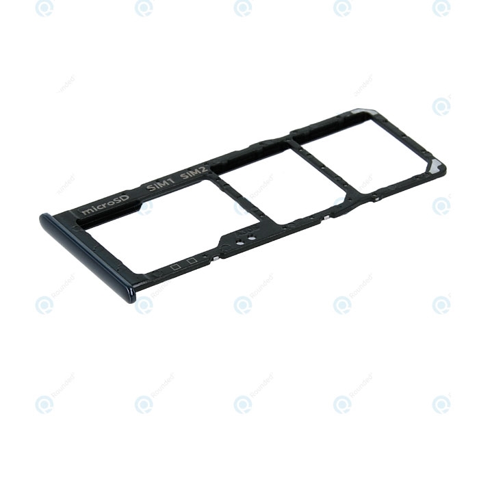Γνήσια Υποδοχή Κάρτας Dual SIM και SD (SIM Tray Card Holder) για Samsung Galaxy A30S A307F GH98-44769A - Χρώμα: Μαυρό