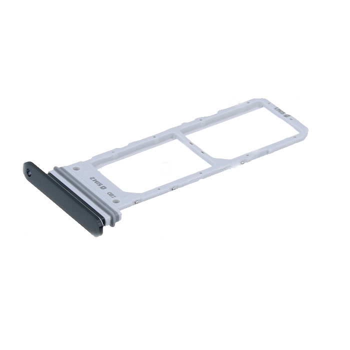 Γνήσια Υποδοχή Κάρτας Dual SIM και SD (SIM Tray Card Holder) για Samsung Galaxy Note 10 N970F GH98-44525A - Χρώμα: Μαυρό