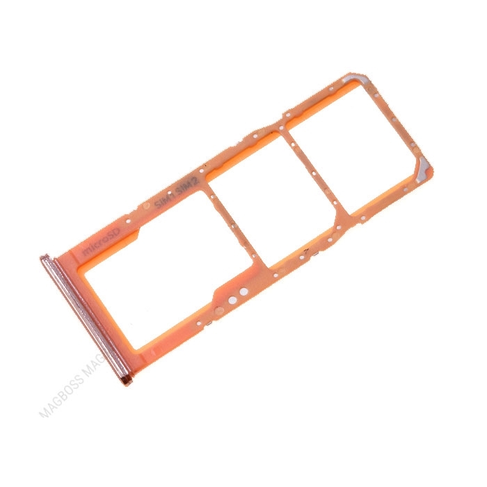 Γνήσια Υποδοχή Κάρτας Dual SIM και SD (SIM Tray Card Holder) για Samsung Galaxy A70 A705F GH98-44196D - Χρώμα: Κοραλί