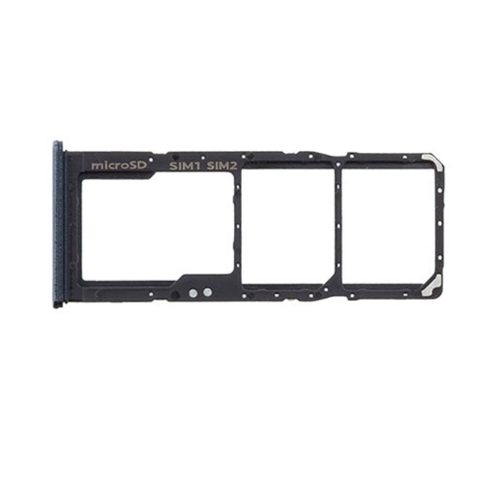 Γνήσια Υποδοχή Κάρτας Dual SIM και SD (SIM Tray Card Holder) για Samsung Galaxy A70 A705F GH98-44196A - Χρώμα: Μαύρο