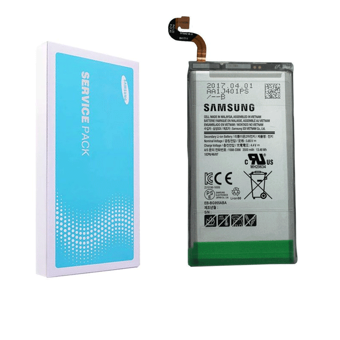 Γνήσια Μπαταρία EB-BG955ABA για Samsung Galaxy S8 Plus G955F 3500 mAh (Service Pack) GH82-14656A