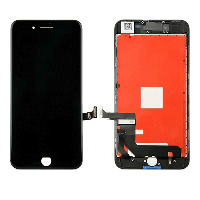PREMIUM TIANMA Οθόνη LCD με Μηχανισμό Αφής και ear mesh, sensor & camera ring για Apple iPhone 8 Plus TLCD-044- Χρώμα: Μαύρο