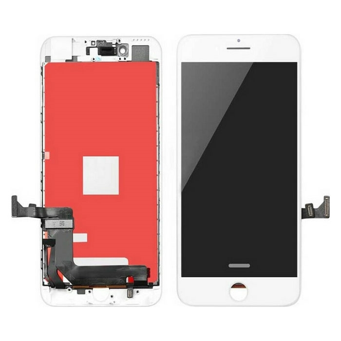 PREMIUM TIANMA Οθόνη LCD με Μηχανισμό Αφής και ear mesh, sensor & camera ring για Apple iPhone 7 TLCD-034 - Χρώμα: Λευκό