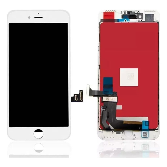 PREMIUM TIANMA Οθόνη LCD με Μηχανισμό Αφής και ear mesh, sensor & camera ring για Apple iPhone 7 Plus TLCD-036 - Χρώμα: Λευκό