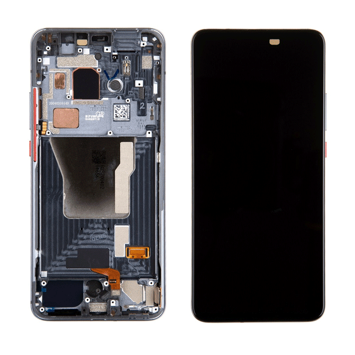 Γνήσια Οθόνη LCD με Μηχανισμό Αφής και Πλαίσιο Xiaomi Poco F2 Pro 56000G0J1100 (Service Pack) - Χρώμα: Μαύρο