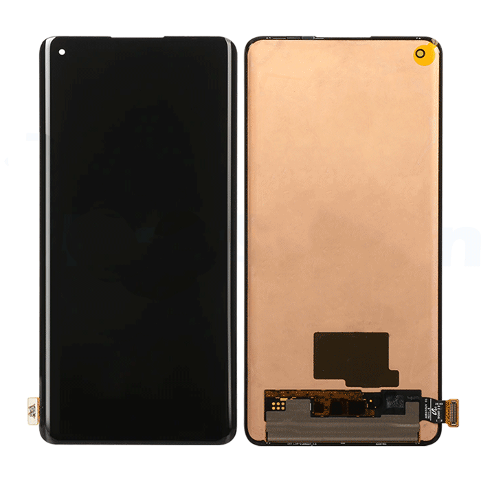 AMOLED Οθόνη LCD με Μηχανισμό Αφής για Oneplus 8 Pro - Χρώμα: Μαύρο