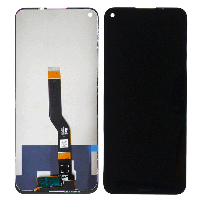 OEM Οθόνη LCD με Μηχανισμό Αφής για Nokia 8.3 - Χρώμα: Μαύρο