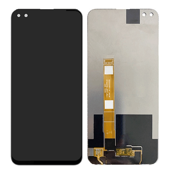 ΟΕΜ Οθόνη LCD με Μηχανισμό Αφής για Realme X50 - Χρώμα: Μαύρο