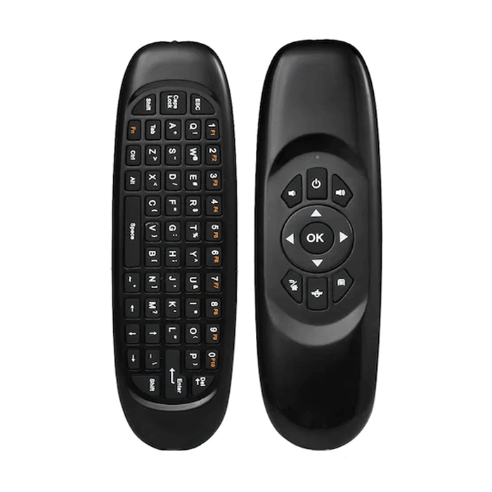 Ασύρματο Πληκτρολόγιο Πολυμέσων C120 Air Mouse Universal - Χρώμα: Μαύρο