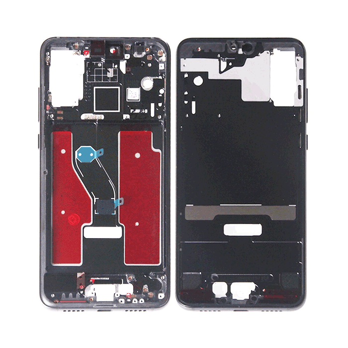 Μεσαίο Πλαίσιο Οθόνης LCD Front Frame για Huawei P20 Pro - Χρώμα: Ασημί