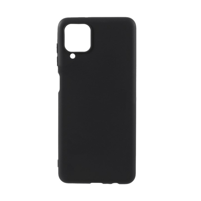 Θήκη Πλάτης Σιλικόνης για Samsung A125F Galaxy A12 / M127F M12 - Χρώμα: Μαύρο