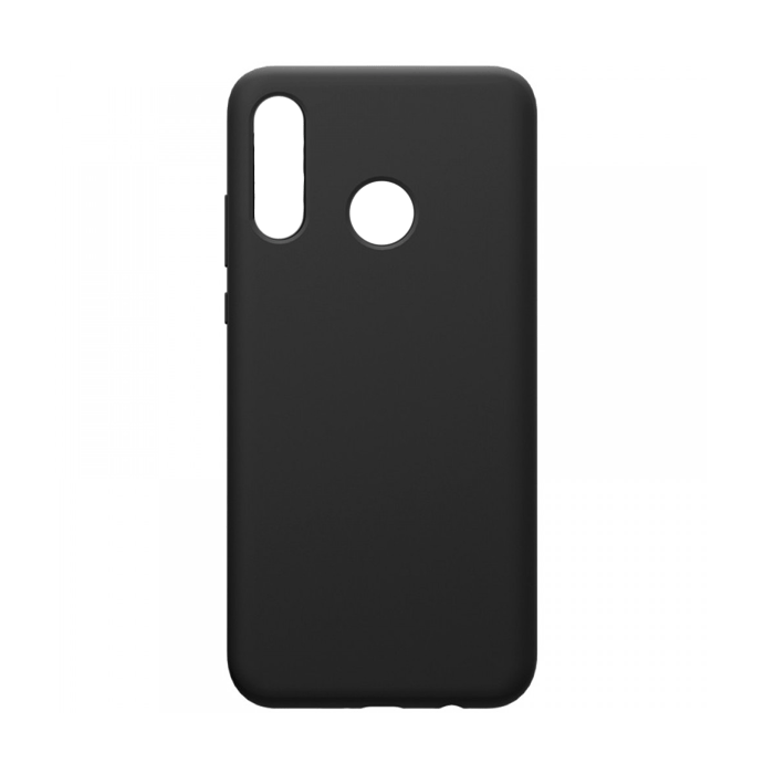 Θήκη Πλάτης Σιλικόνης για Huawei P30 Lite - Χρώμα: Μαύρο