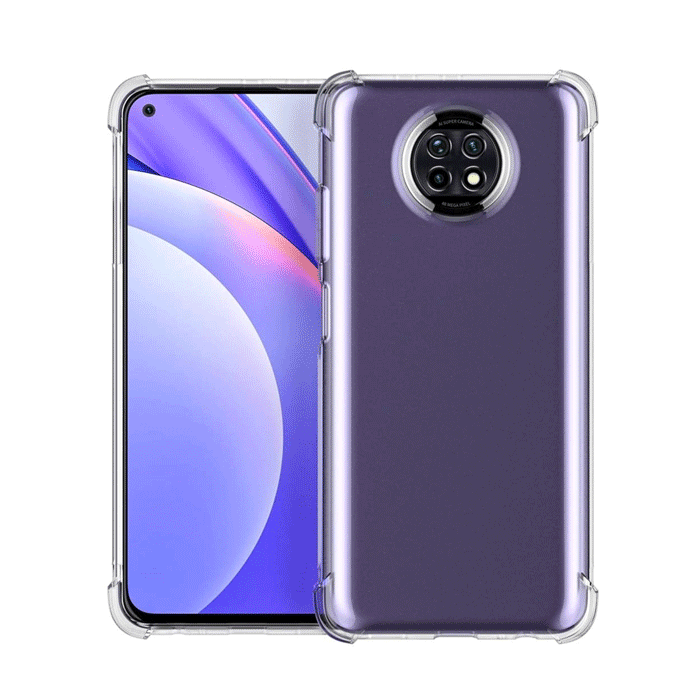 Θήκη Πλάτης Σιλικόνης Anti Shock 1.5mm για Xiaomi Redmi Note 9T / Xiaomi Redmi Note 9 5G - Χρώμα: Διάφανο
