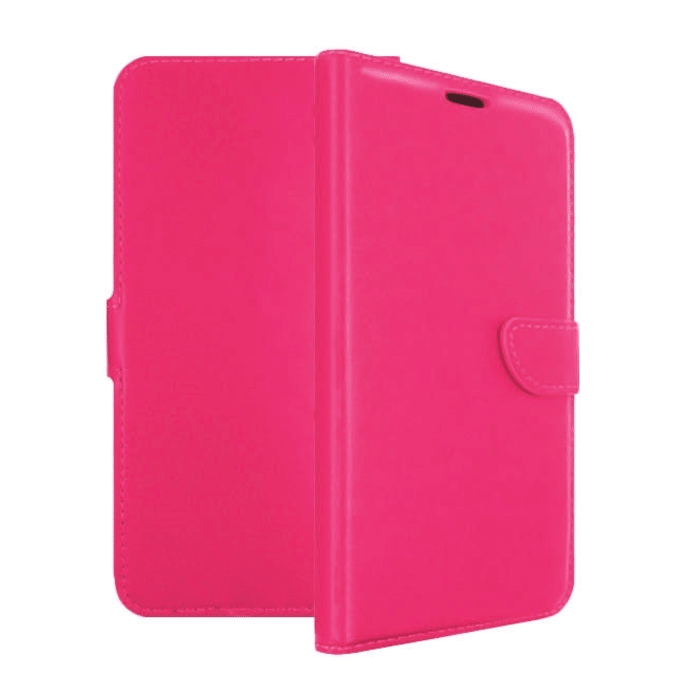 Θήκη Βιβλίο Stand Leather Wallet with Clip για Huawei Y5 2017 - Χρώμα: Ροζ