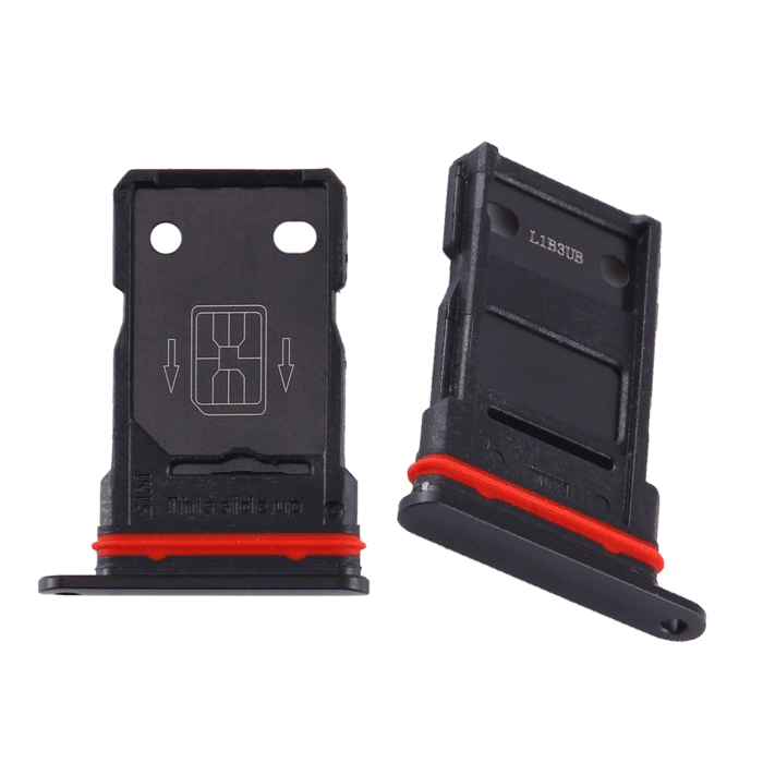 Υποδοχή κάρτας Dual SIM Tray για OnePlus 8 / 8 Pro -Χρώμα: Μαύρο