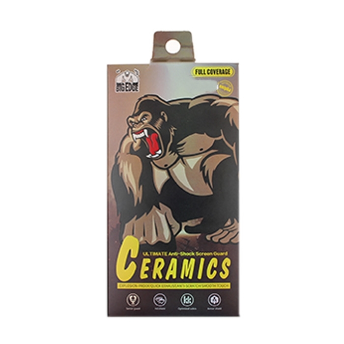 Προστασία Οθόνης 9D Ceramic Tempered Glass για Samsung Galaxy G996F S21 Plus - Χρώμα: Μαύρο