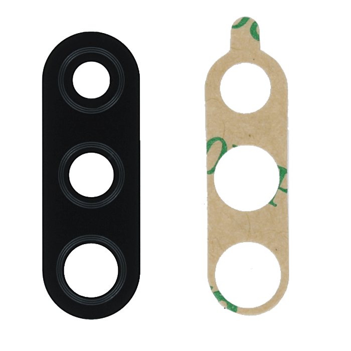 Τζαμάκι κάμερας (camera lens) για Samsung Galaxy A11 A115F / M11 - Χρώμα: Μαύρο