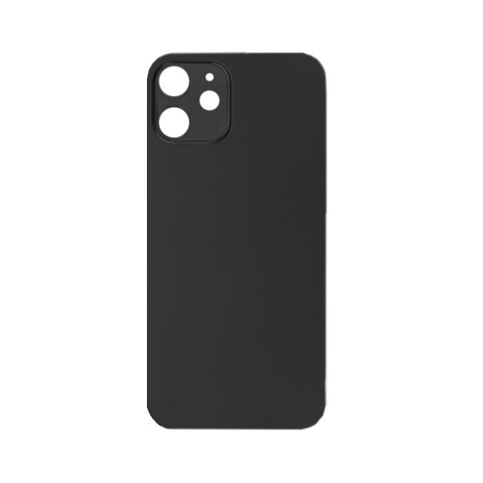 Πίσω Καπάκι για iPhone 12 - Χρώμα: Μαύρο