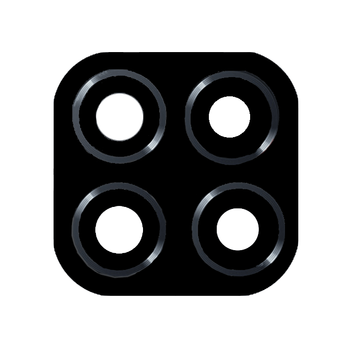 Τζαμάκι κάμερας (camera lens) για Xiaomi Redmi 9C - Χρώμα: Μαύρο