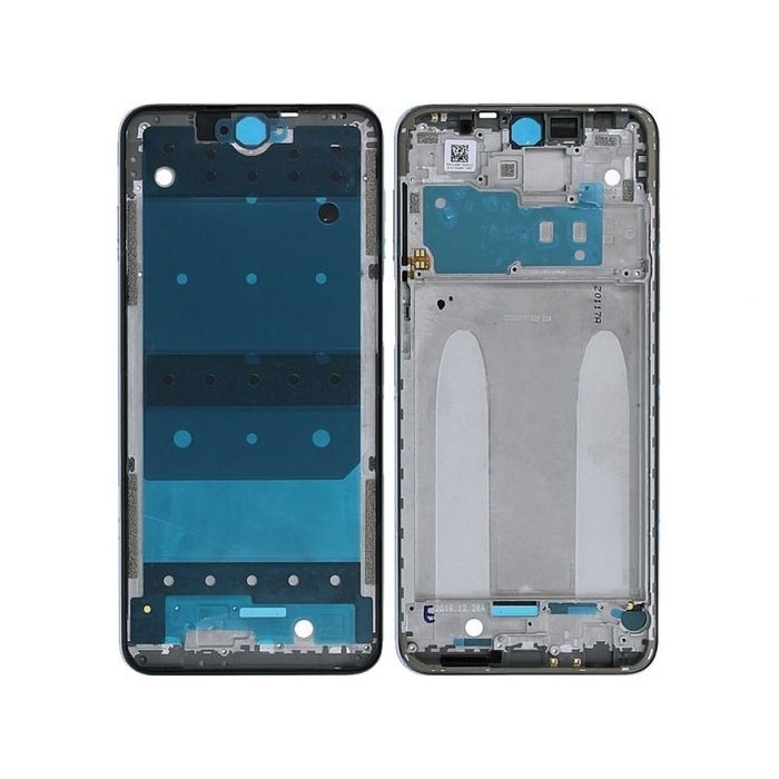 Μπροστινό Πλαίσιο Οθόνης Front LCD Frame για Xiaomi Redmi Note 9S - Χρώμα: Μαύρο