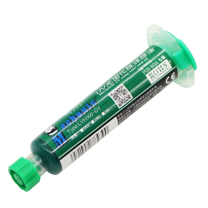 Mechanic PCB,BGA Solder UV Mask- Πάστα Αποκόλλησης και Συγκόλλησης (Πράσινη) 10ml
