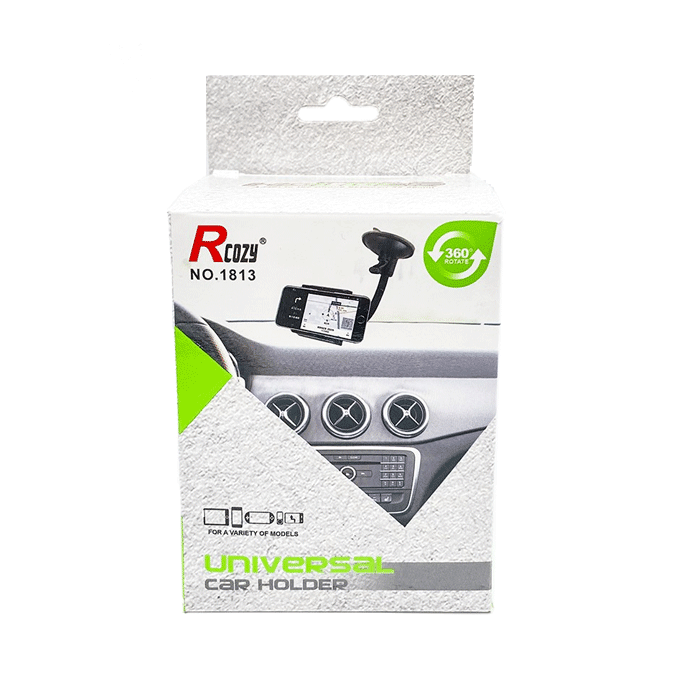 Rcozy No.1813 Βάση Κινητού / Car Mount Holder - Χρώμα: Μαύρο