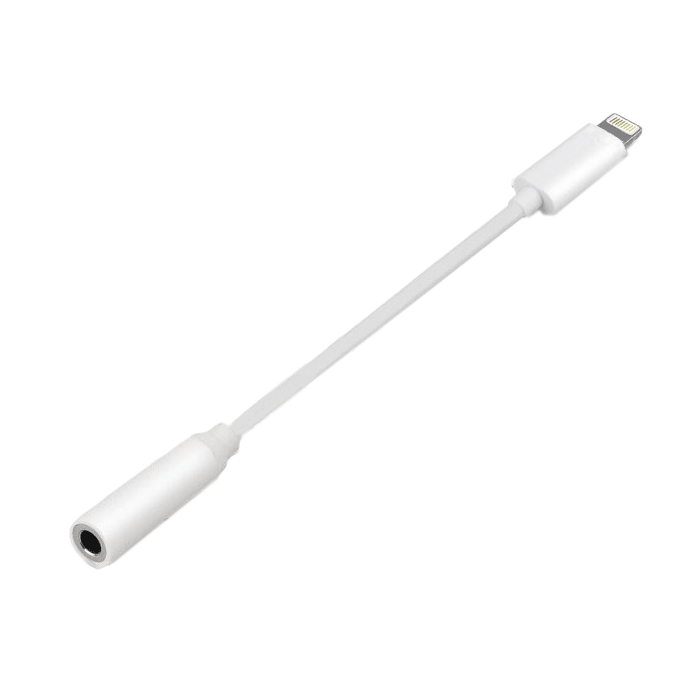 Qihang Καλώδιο Lightning σε Audio Jack 0,3mm - Χρώμα: Λευκο