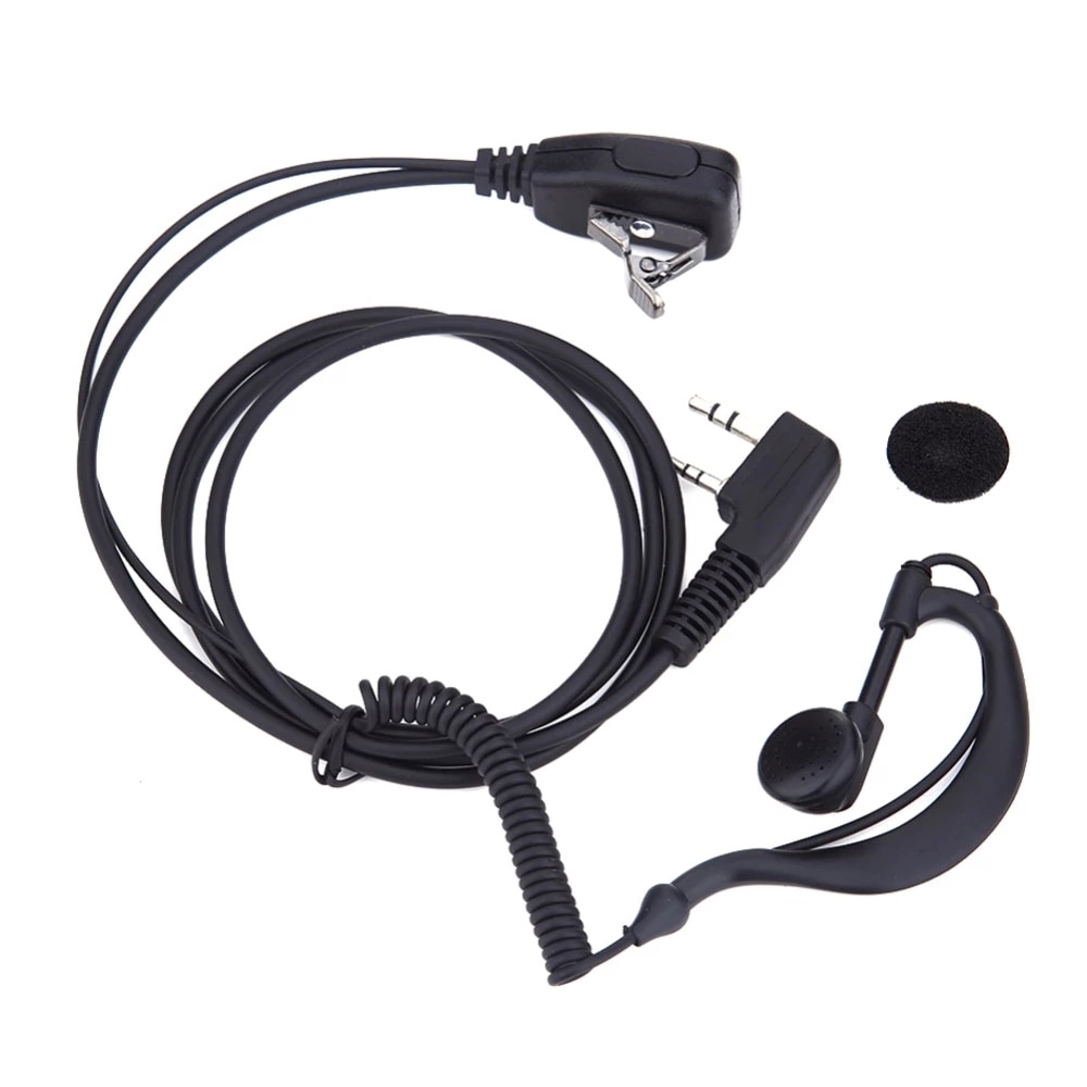 Ακουστικά τύπου headphone Security με μικρόφωνο PTT Acoustic Tube 2 Pin