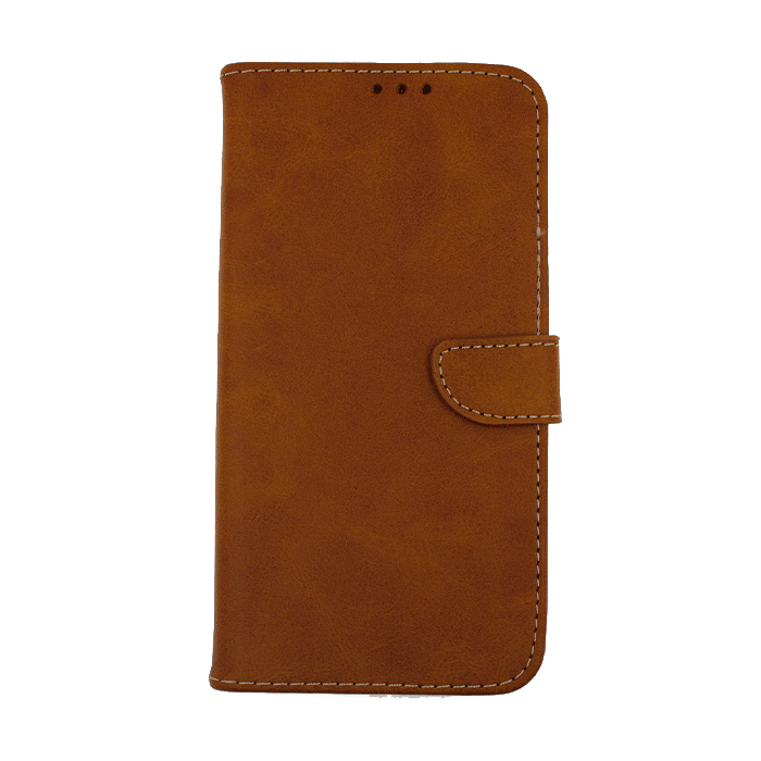 Θήκη Βιβλίο / Leather Book Case with Clip για Xiaomi Redmi 9C - Χρώμα: Καφε