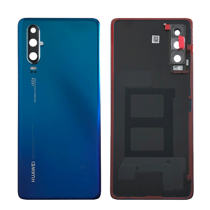 Γνήσιο Πίσω Καπάκι με Τζαμάκι Κάμερας για Huawei P30 02352NMN - Χρώμα: Aurora Blue