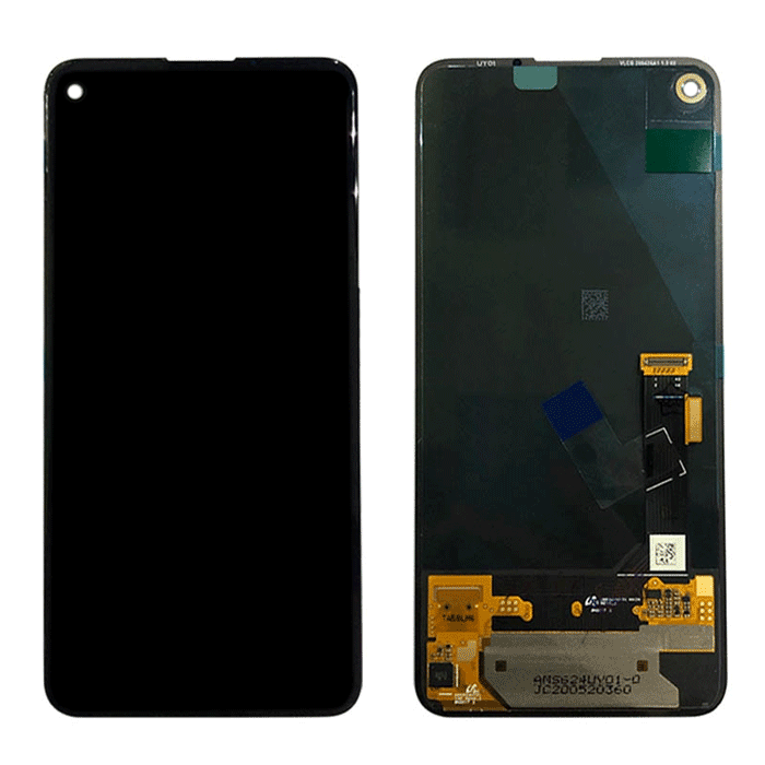 Refurbished OCG Org Change glass Οθόνη LCD με Μηχανισμό Αφής για Google Pixel 4a 5G - Χρώμα: Μαύρο