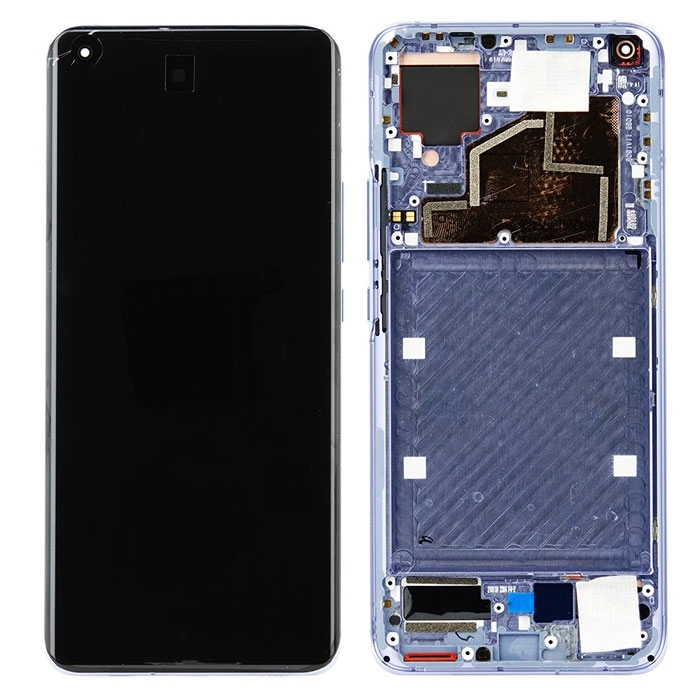 Γνήσια Οθόνη LCD με Μηχανισμό Αφής και Πλαίσιο για Xiaomi Mi 11 56000600K200 (Service Pack) - Χρώμα: Violet