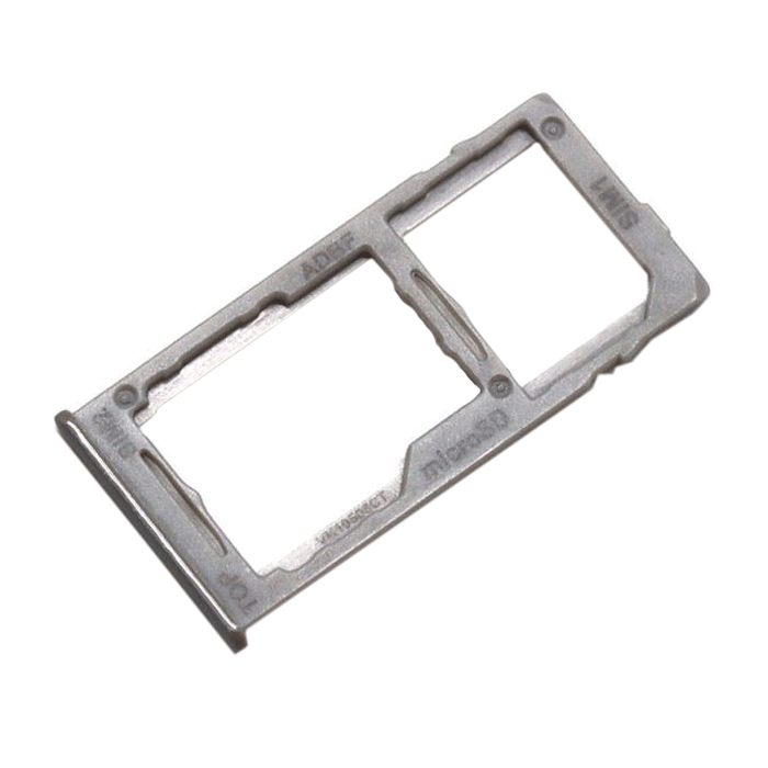 Υποδοχή Κάρτας Dual SIM και SD (SIM Tray) για Samsung Galaxy A42 SM-A426B - Χρώμα:Ασημί