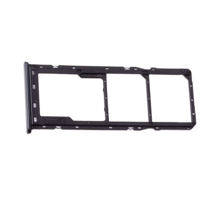 Υποδοχή Κάρτας Dual SIM και SD (SIM Tray Card Holder) για Samsung Galaxy A21S A217F - Χρώμα: Μαύρο