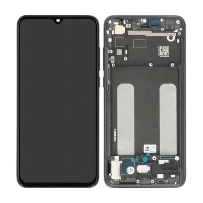 Γνήσια Οθόνη LCD με Μηχανισμό Αφής και Πλαίσιο Xiaomi Mi 9 Lite 560610118033 / 5600030F3B00 (Service Pack) - Χρώμα: Tarnish