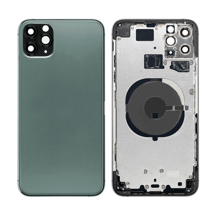 Πίσω Καπάκι με Πλαίσιο (housing) για iPhone 11 Pro Max - Χρώμα: Σκούρο Πράσινο