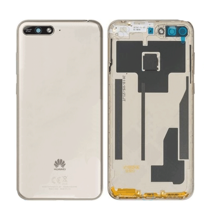 Γνήσιο Πίσω Καπάκι και Τζαμάκι Κάμερας για Huawei Y6 2018 97070TXW - Χρώμα: Χρυσό