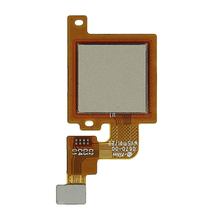 Καλωδιοταινία Δαχτυλικού Αποτυπώματος / Fingerprint Sensor Flex για Xiaomi Mi A1/Mi 5X - Χρώμα: χρυσό