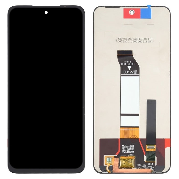OEM Οθόνη LCD με Μηχανισμό Αφής για Xiaomi Redmi Note 10 5G / Note 10T 5G / Poco M3 Pro 5G - Χρώμα: Μαύρο