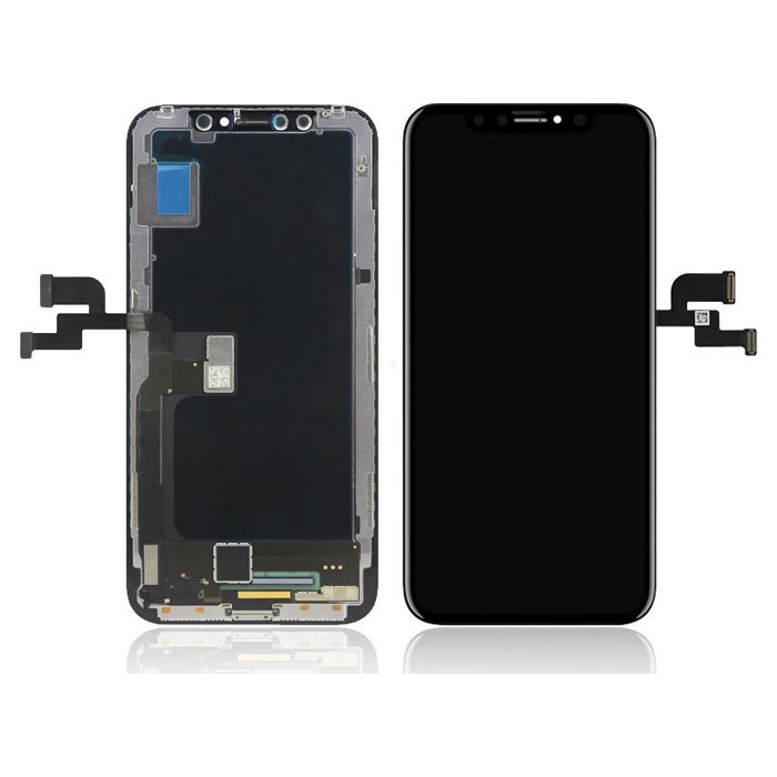 Refurbished Οθόνη LCD με Μηχανισμό Αφής για iPhone X - Χρώμα: Μαύρο