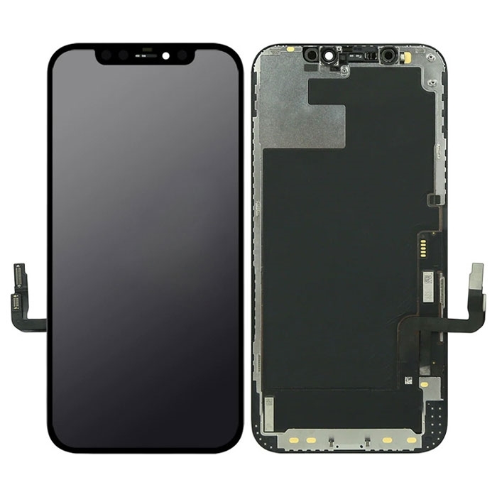 OCG Οθόνη LCD με Μηχανισμό Αφής για iPhone 12 / 12 Pro - Χρώμα: Μαύρο