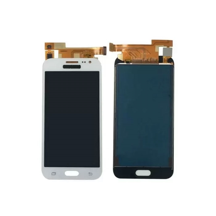 TFT Οθόνη LCD με Μηχανισμό Αφής για Samsung Galaxy J2 SM-J200F- Χρώμα: Λευκό