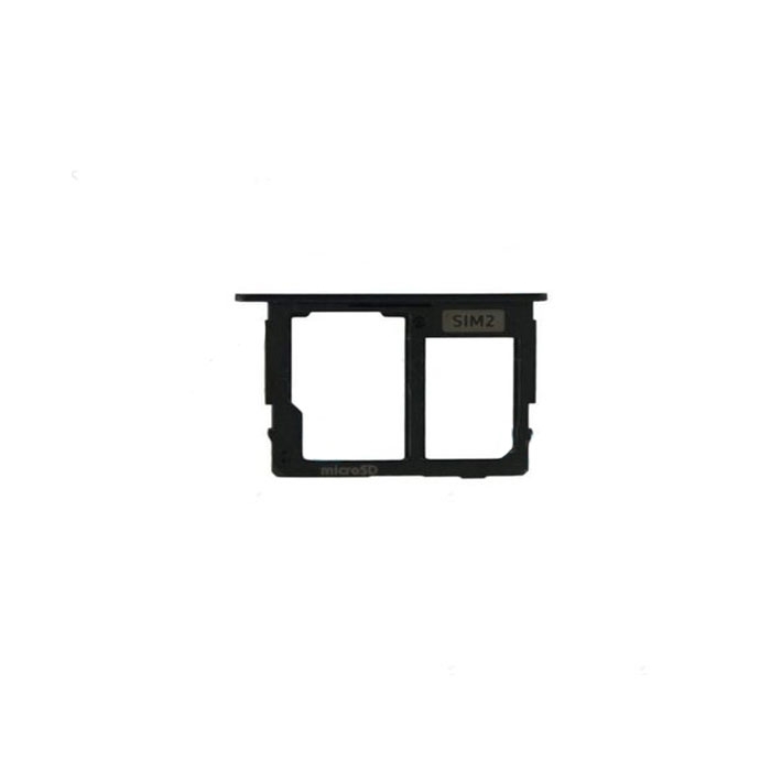 Γνήσια Υποδοχή Κάρτας SIM Tray (Sim 2 + SD) για Samsung Galaxy J5 2017 J530F / J7 2017 J730F GH64-06280A - Χρώμα: Μαύρο