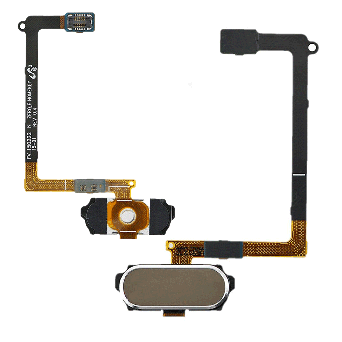 Καλωδιοταινία Κεντρικού Κουμπιού / Home Button Flex για Samsung Galaxy S6 G920f - Χρώμα: Χρυσό