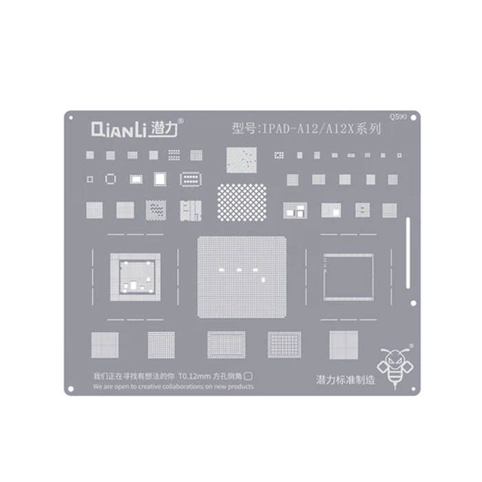 Qianli QS90 Stencil για τσιπάκια Bionic A12 / A12X