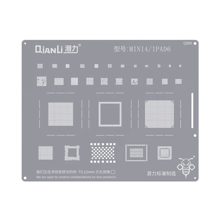 Qianli QS86 Stencil για iPad 6 / Mini 4