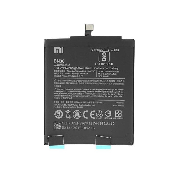 Γνήσια Μπαταρία BN30 για Xiaomi Redmi 4A 3120 mAh (Service Pack) 290300003001 --> ( BAS )