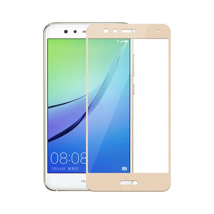 Προστασία Οθόνης Tempered Glass 9H/5D Full Glue Full Cover 0.3mm για Huawei P Smart - Χρώμα: Χρυσό