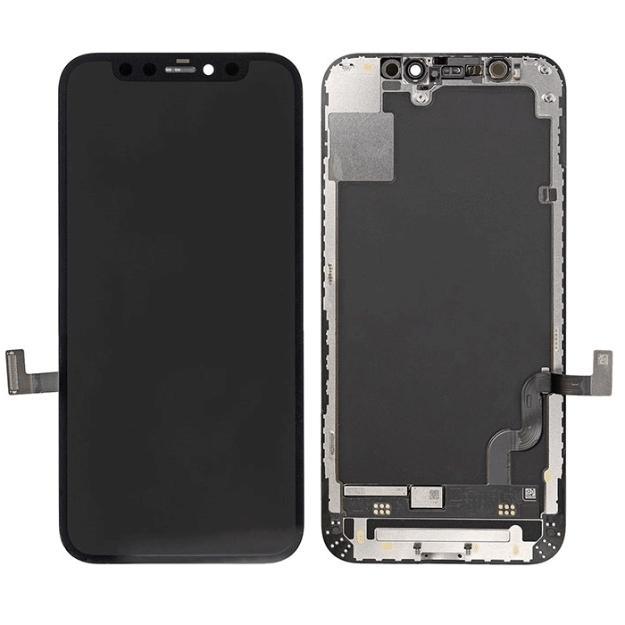 ZY Incell Οθόνη LCD με Μηχανισμό Αφής για iPhone 12 Mini - Χρώμα: Μαύρο
