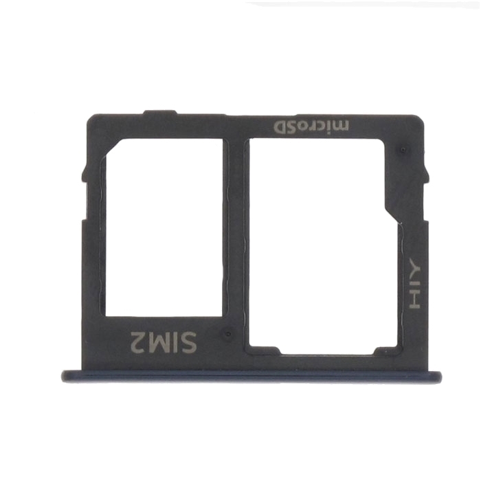 Γνήσια Υποδοχή Κάρτας Sim 2 και SD Tray για Samsung Galaxy J6 Plus J610 GH64-07065A - Χρωμα: Μαύρο